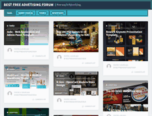 Tablet Screenshot of bestfreeadvertisingforum.com